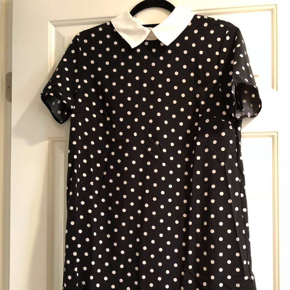 Polka Dot Dress with Collar